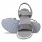 Flat beautiful Grey color Sandal for Women and Girls